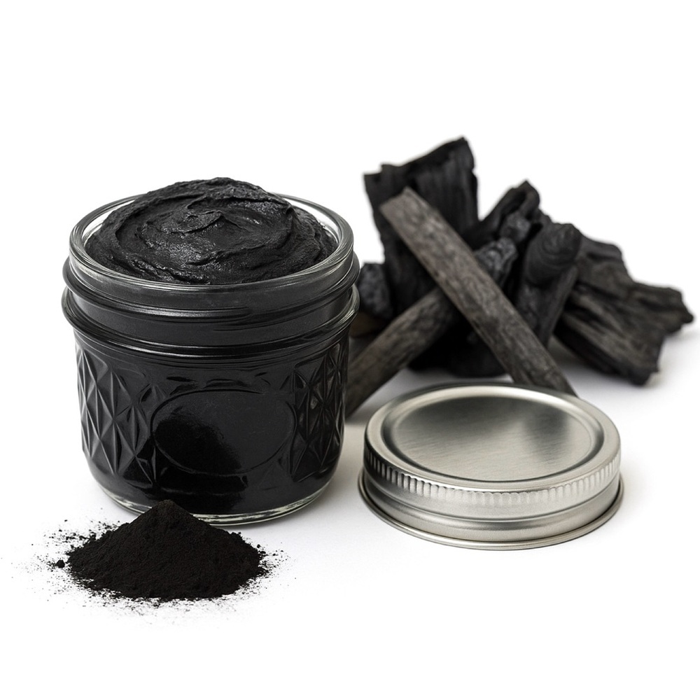 Charcoal soap whip (Tobacco vanille)